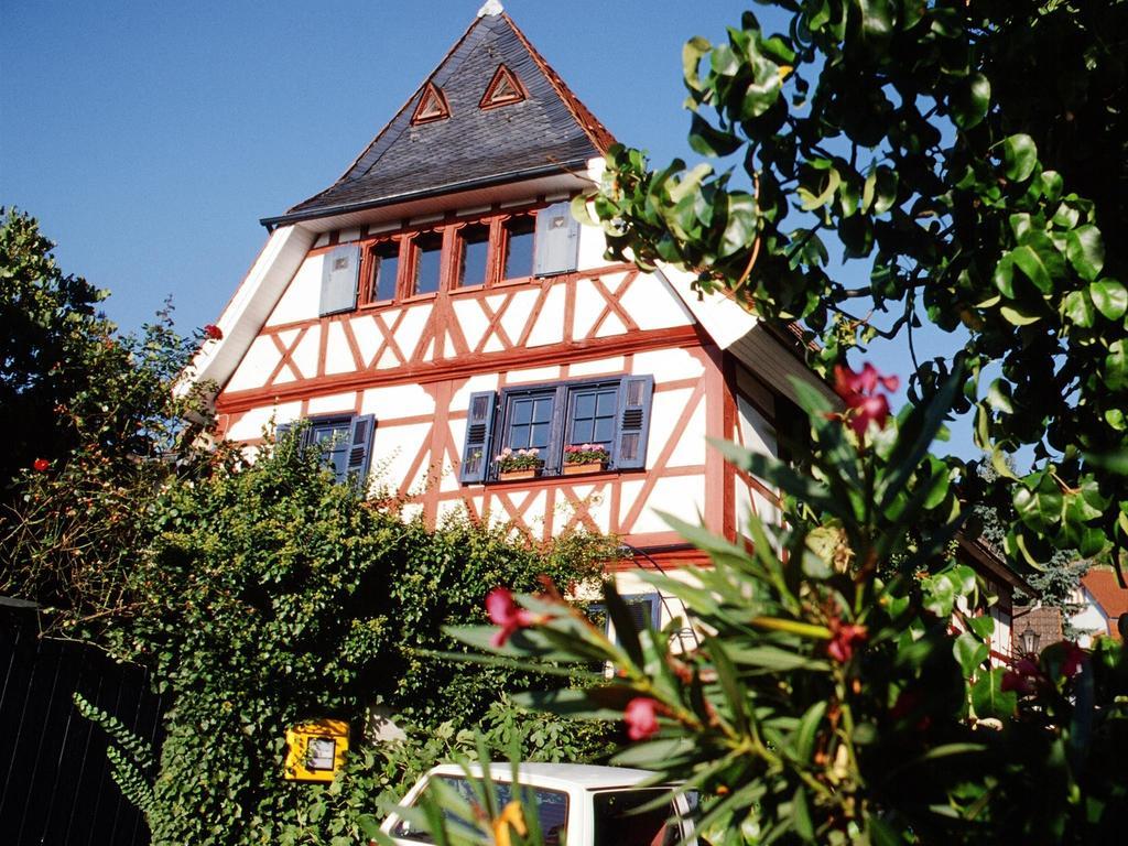 Hotel Garni Zur Bergstrasse Zwingenberg (Hessen) Exterior foto